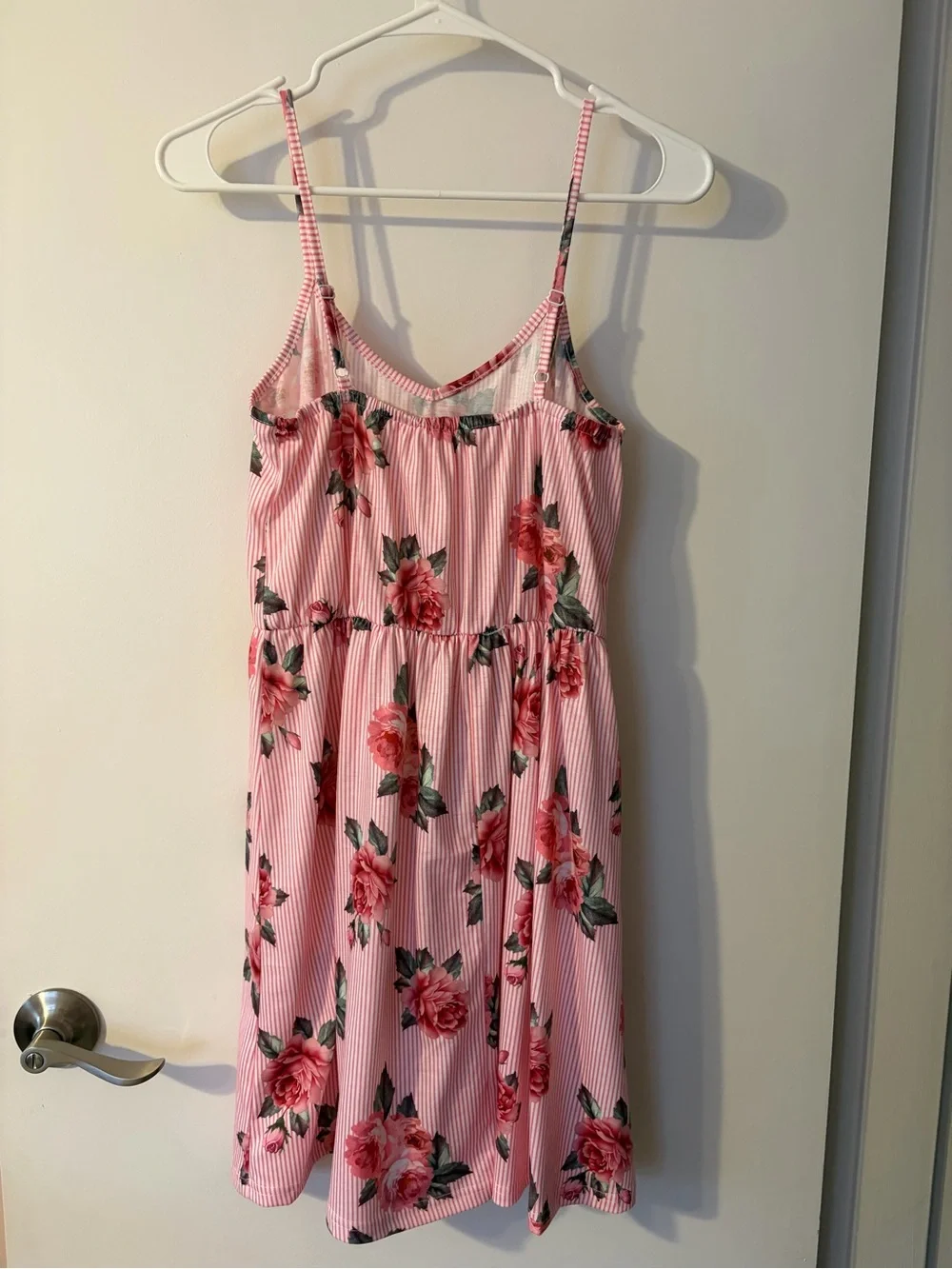 Pink Floral Print Mom & Me Matching Dresses Set